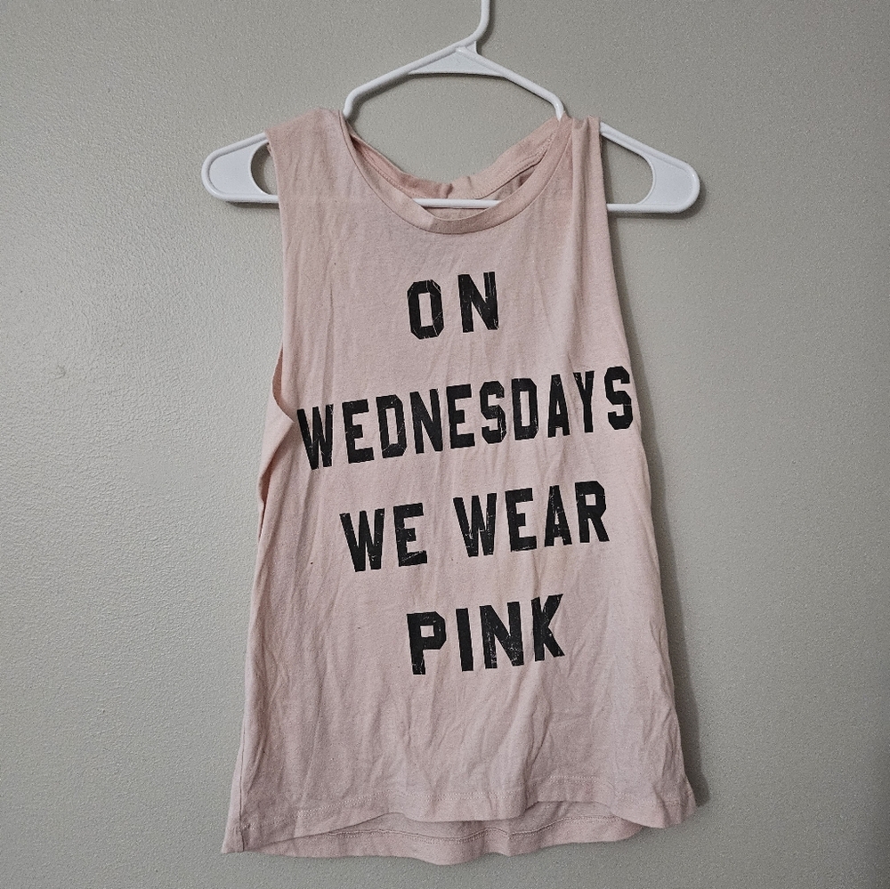 Mean Girls Pink Medium Tank Top